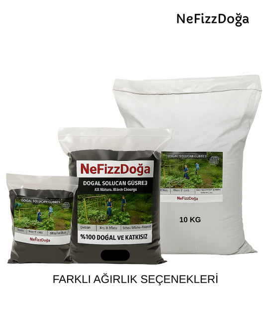 %100 Doğal Solucan Gübresi 10 Kg (20 LT)