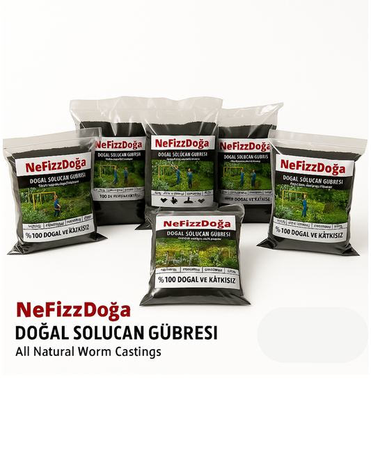 %100 Doğal Solucan Gübresi - 1 KG (2 LT)