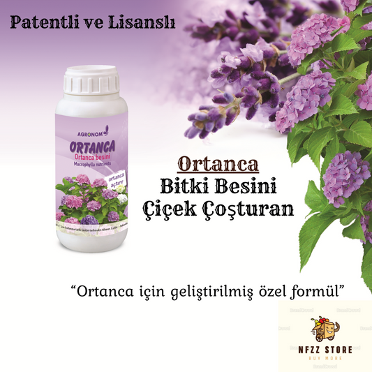 Ortanca için Özel Formül Bitki Besini, Çiçek Çoşturan, Sıvı Gübre-Yüksek kalite  (100cc)