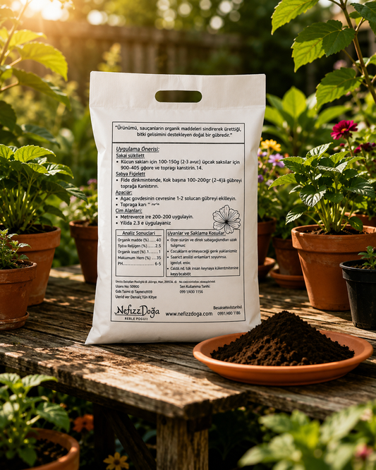 %100 Doğal Solucan Gübresi 10 Kg (20 LT)-KATKISIZ