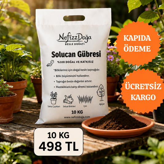 %100 Doğal Solucan Gübresi 10 Kg (20 LT)-KATKISIZ