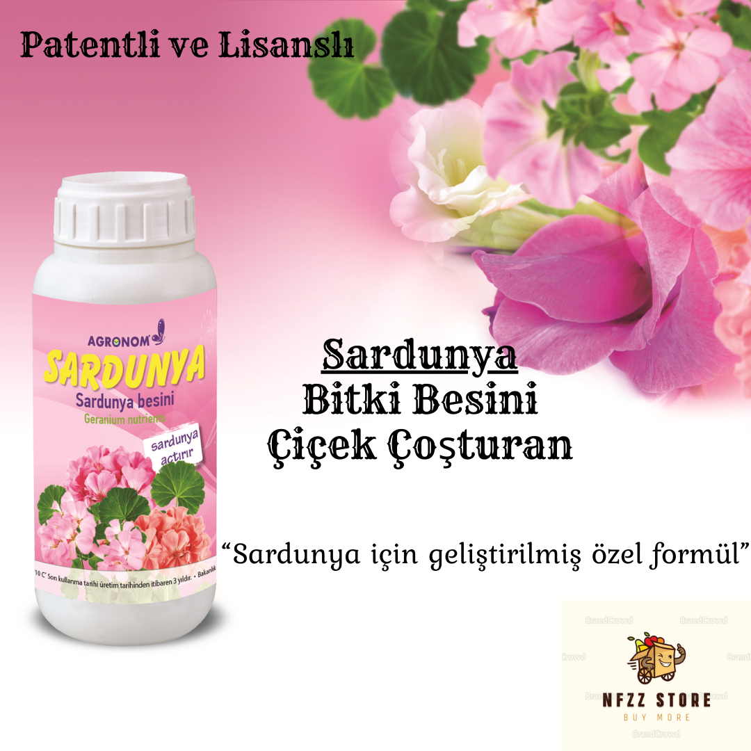Sardunya Için Özel Formül Bitki Besini, Çiçek Çoşturan-yüksek Kalite (100CC)