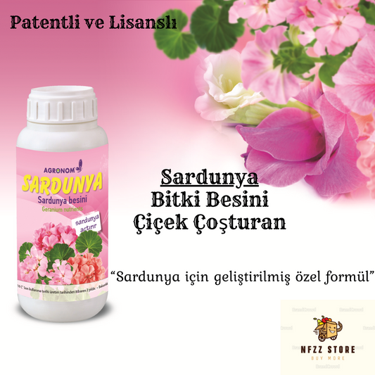 Sardunya Için Özel Formül Bitki Besini, Çiçek Çoşturan-yüksek Kalite (100CC)